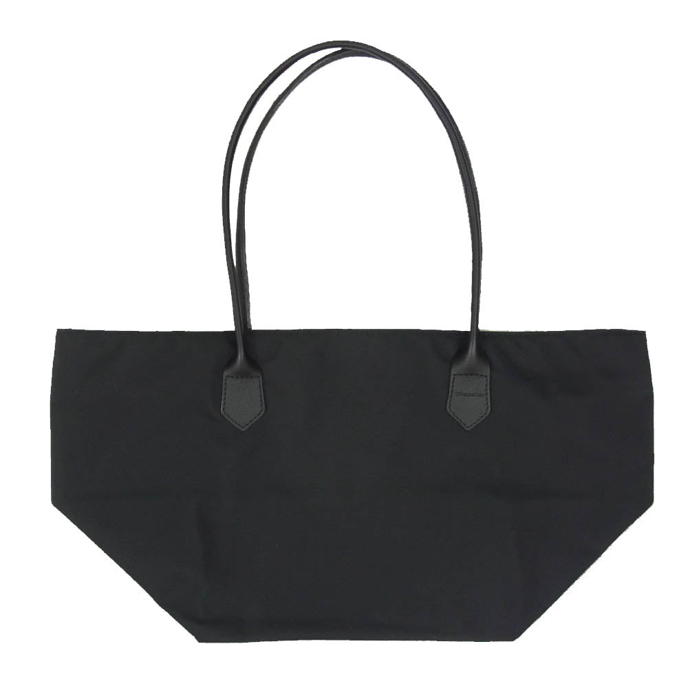 Herve Chapelier エルベ・シャプリエ 1428ND 舟形ショルダートート M バッグ ブラック系【美品】【中古】