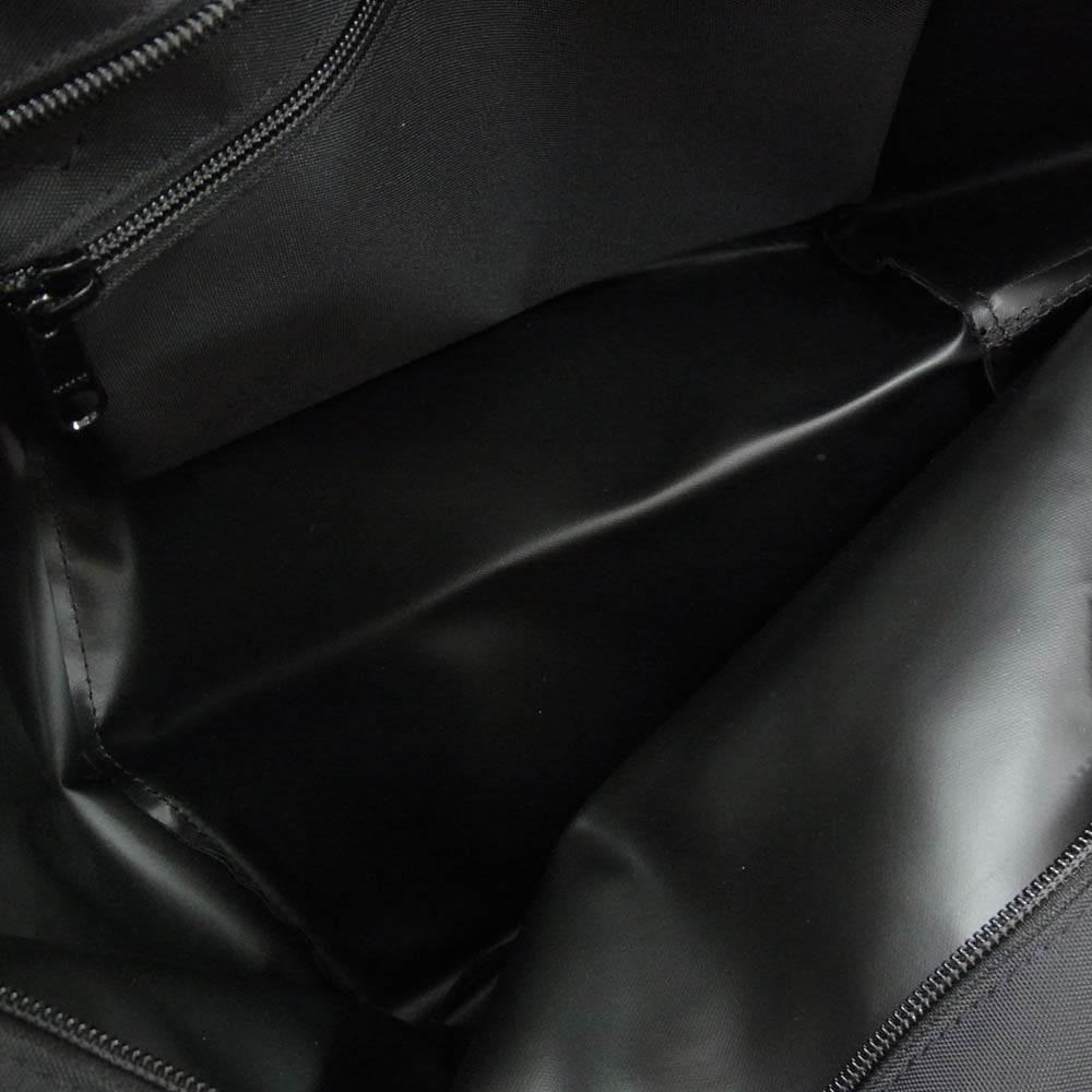 Herve Chapelier エルベ・シャプリエ 1428ND 舟形ショルダートート M バッグ ブラック系【美品】【中古】
