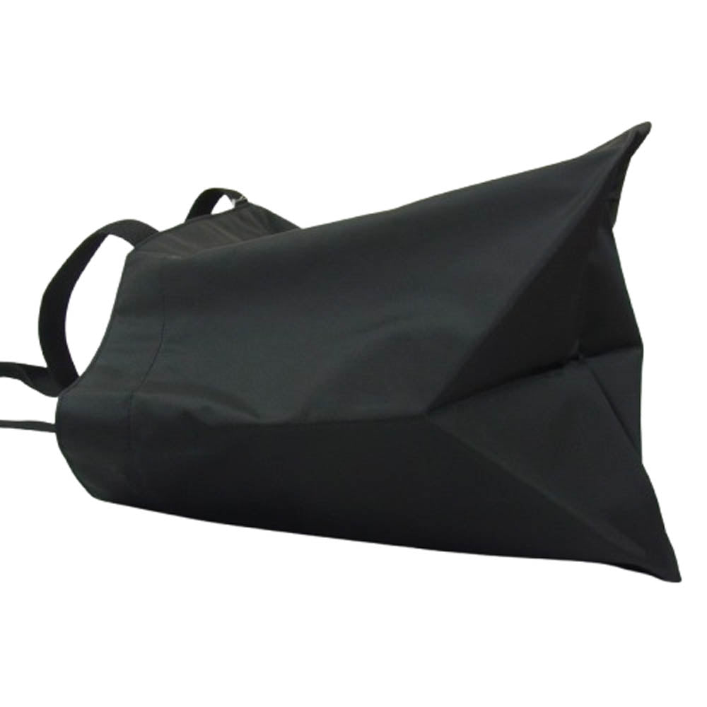 Herve Chapelier エルベ・シャプリエ 1027NSP パリ限定 エッフェル塔プリント 舟型トートM ブラック系【新古品】【未使用】【中古】