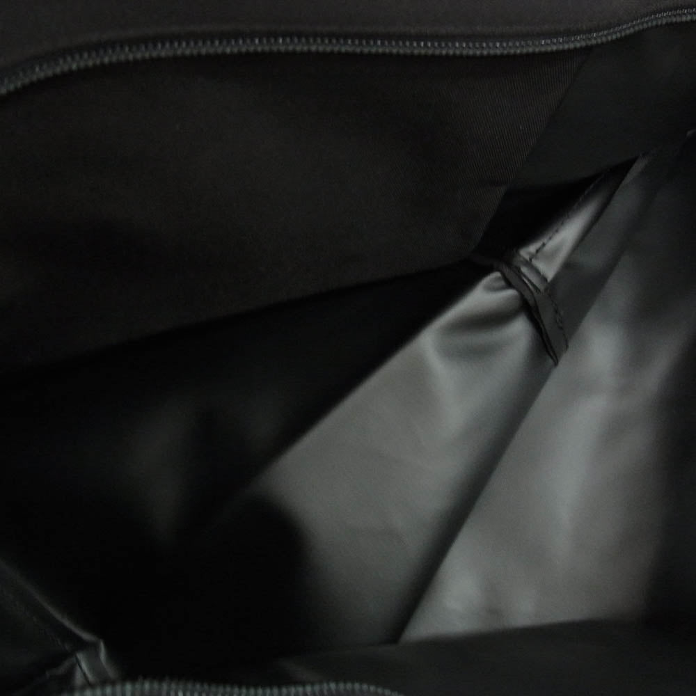 Herve Chapelier エルベ・シャプリエ 925N ナイロン 舟型ショルダー L バッグ ブラック系【新古品】【未使用】【中古】
