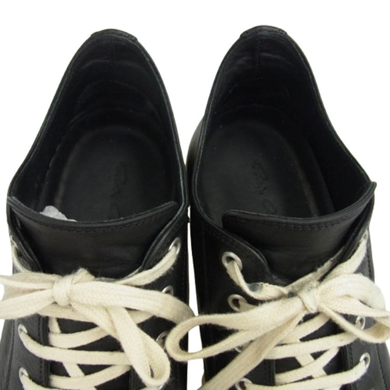 Rick Owens LOW SNEAKS 42 ブラック スニーカー リック リック オウエンス - Rick Owens | LOW SNEAKS-Black-42の通販