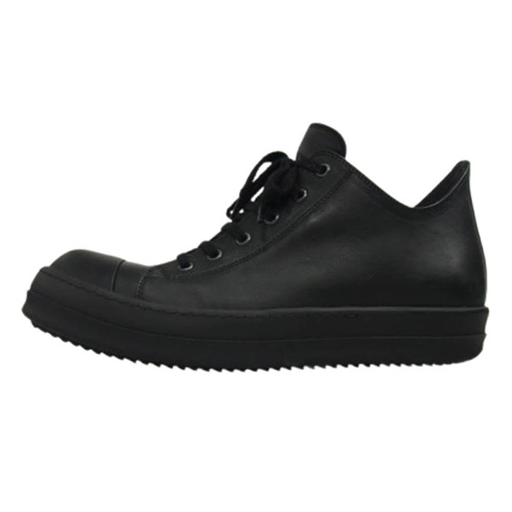 Rick Owens リックオウエンス 25SS RR01E5891-LCH LOW SNEAKS ラモーンズ レザー ロー スニーカー ブラック系 42【中古】
