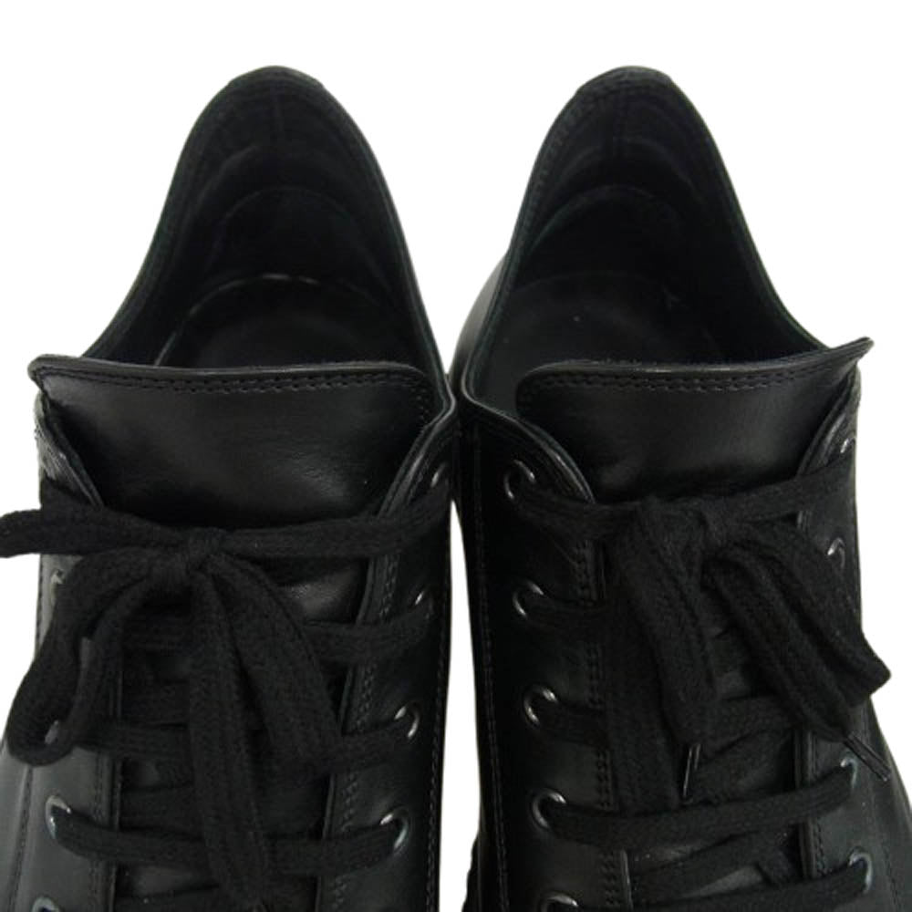 Rick Owens リックオウエンス 25SS RR01E5891-LCH LOW SNEAKS ラモーンズ レザー ロー スニーカー ブラック系 42【中古】