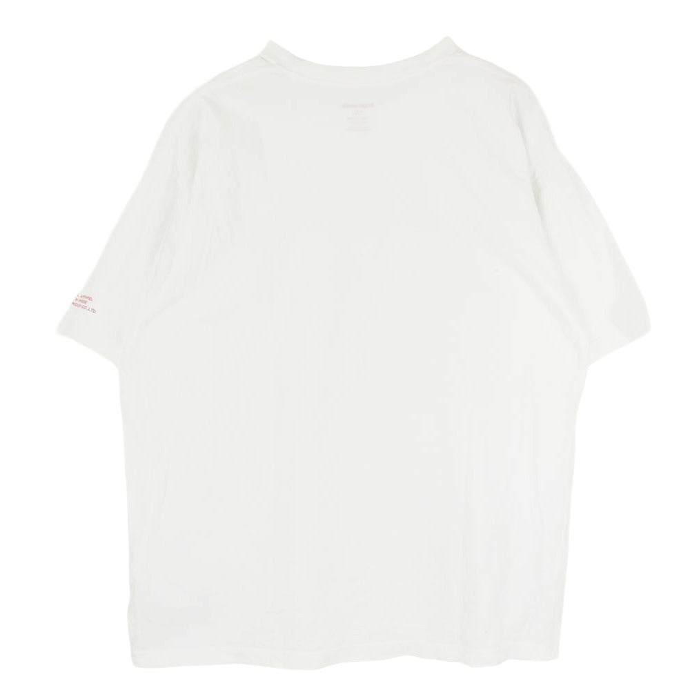 NEIGHBORHOOD ネイバーフッド 23SS 231PCNH-ST05S NH 231 SPOT . TEE SS-3 ロゴ プリント 半袖 Tシャツ ホワイト系 XXL【中古】
