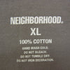 NEIGHBORHOOD ネイバーフッド 22SS NH-20 / C-TEE . SS ロゴ プリント 半袖 Tシャツ グレー系 XL【中古】
