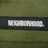 NEIGHBORHOOD ネイバーフッド 22SS 221GONH-CG01 ID . TOTE / C-LUGGAGE ロゴプリント コットントート バッグ エコバッグ OLIVE DRAB【新古品】【未使用】【中古】