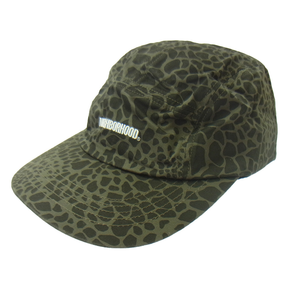 NEIGHBORHOOD ネイバーフッド 20AW 202YGNH-HT03 MIL-JET / C-CAP ジップポケット付 ロゴ刺繍 ミリタリー ジェット キャップ チャコール系【新古品】【未使用】【中古】