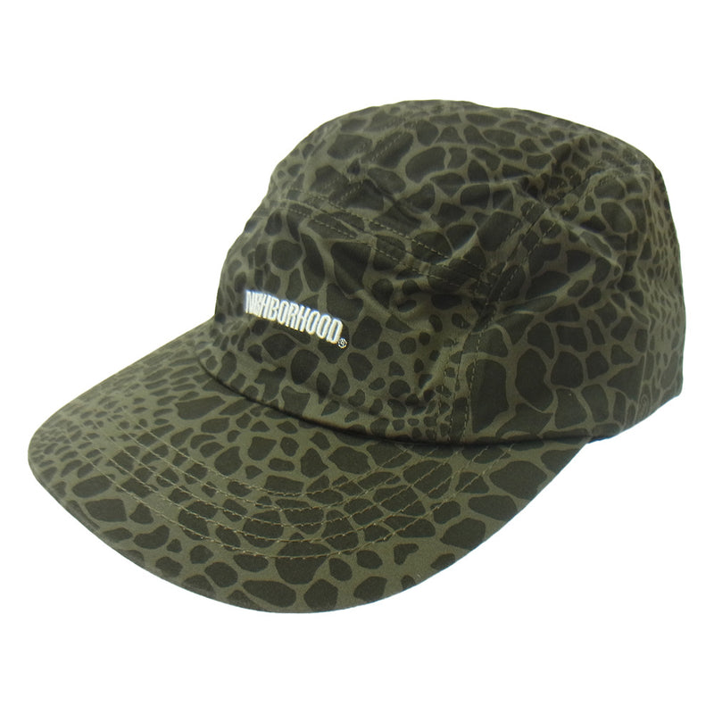 NEIGHBORHOOD ネイバーフッド 20AW 202YGNH-HT03 MIL-JET / C-CAP ジップポケット付 ロゴ刺繍 ミリタリー ジェット キャップ チャコール系【新古品】【未使用】【中古】