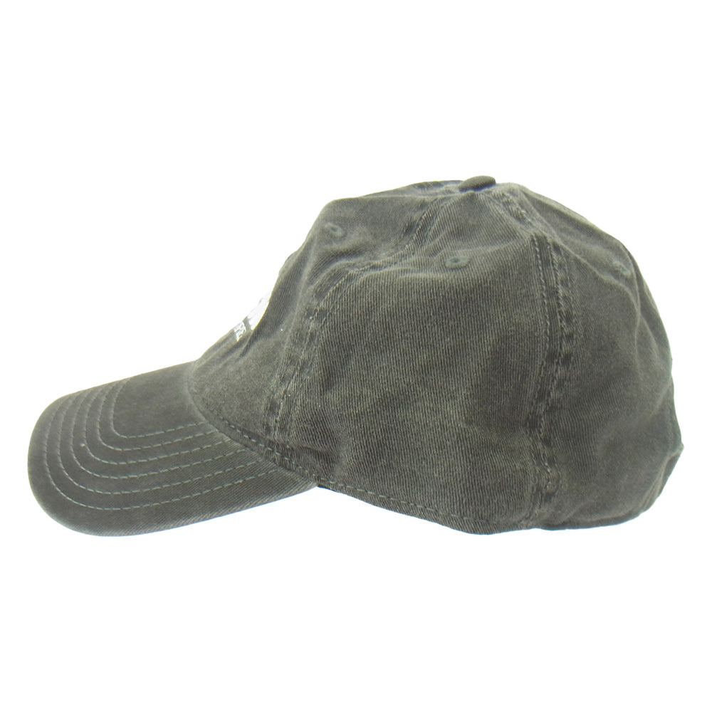 NEIGHBORHOOD ネイバーフッド 21SS 211YGNH-HT01S CI / C-CAP ロゴ 顔料染め加工 刺繍 コットン キャップ ブラック系【極上美品】【中古】