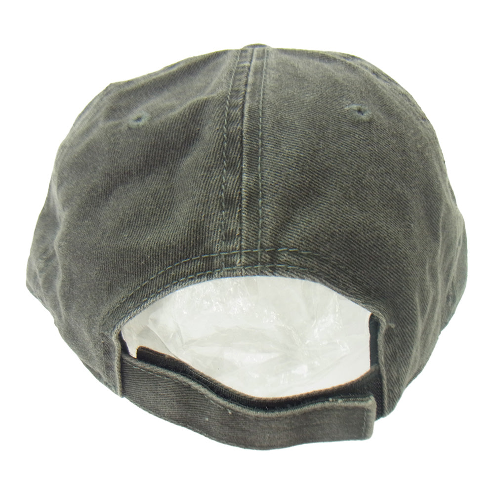 NEIGHBORHOOD ネイバーフッド 21SS 211YGNH-HT01S CI / C-CAP ロゴ 顔料染め加工 刺繍 コットン キャップ ブラック系【極上美品】【中古】