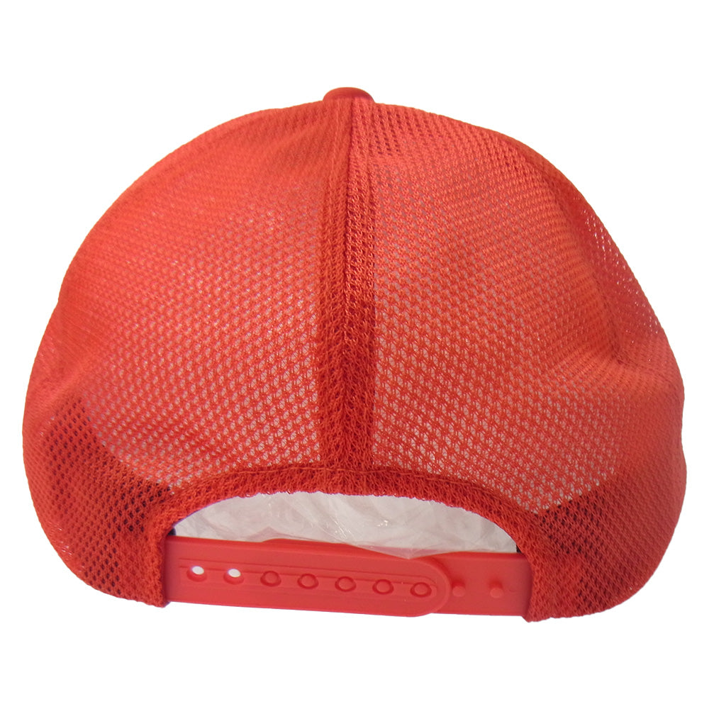 NEIGHBORHOOD ネイバーフッド 25AW 252YGNH-HT04 MESH CAP ラバー ロゴ プリント メッシュ キャップ レッド系【新古品】【未使用】【中古】