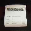 NEIGHBORHOOD ネイバーフッド 25AW 252YGNH-HT04 MESH CAP ラバー ロゴ プリント メッシュ キャップ レッド系【新古品】【未使用】【中古】