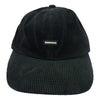 NEIGHBORHOOD ネイバーフッド 22AW 222YGNH-HT06 CORD DAD CAP コーデュロイ スモール ボックスロゴ キャップ ブラック系【新古品】【未使用】【中古】