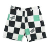 NEIGHBORHOOD ネイバーフッド 241UTNH-PTM03 block check shorts ロゴ プリント ブロック チェック ショーツ ショート パンツ ブラック系 M【中古】