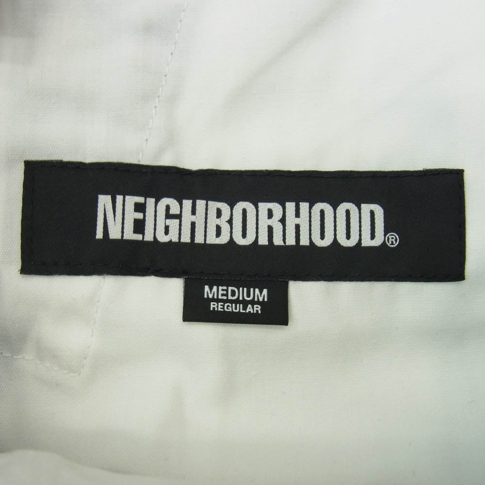 NEIGHBORHOOD ネイバーフッド 241UTNH-PTM03 block check shorts ロゴ プリント ブロック チェック ショーツ ショート パンツ ブラック系 M【中古】