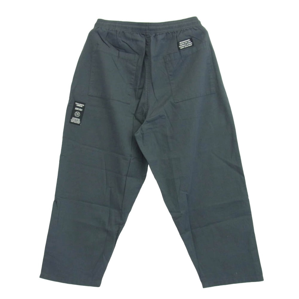 NEIGHBORHOOD ネイバーフッド 22SS 221YTNH-PTM05 CHEF/C-PT シェフ パンツ コットン シェフ ワイド イージー パンツ チャコール系 M【美品】【中古】