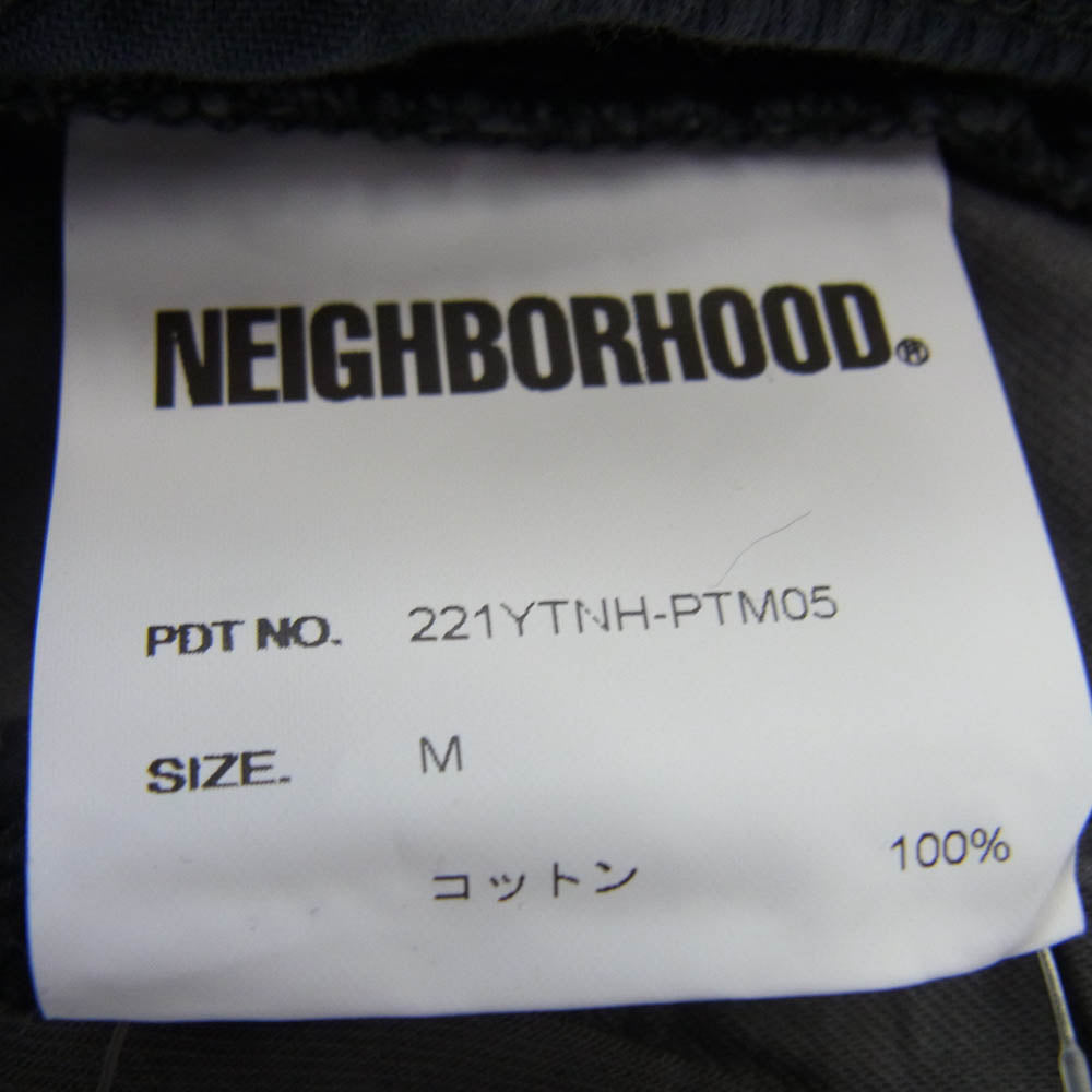 NEIGHBORHOOD ネイバーフッド 22SS 221YTNH-PTM05 CHEF/C-PT シェフ パンツ コットン シェフ ワイド イージー パンツ チャコール系 M【美品】【中古】