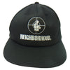 NEIGHBORHOOD ネイバーフッド 23AW 232YGNH-HT02S × PUBLIC ENEMY BASEBALL CAP パブリック エネミー ロゴ刺繍 コットン キャップ ブラック系【新古品】【未使用】【中古】