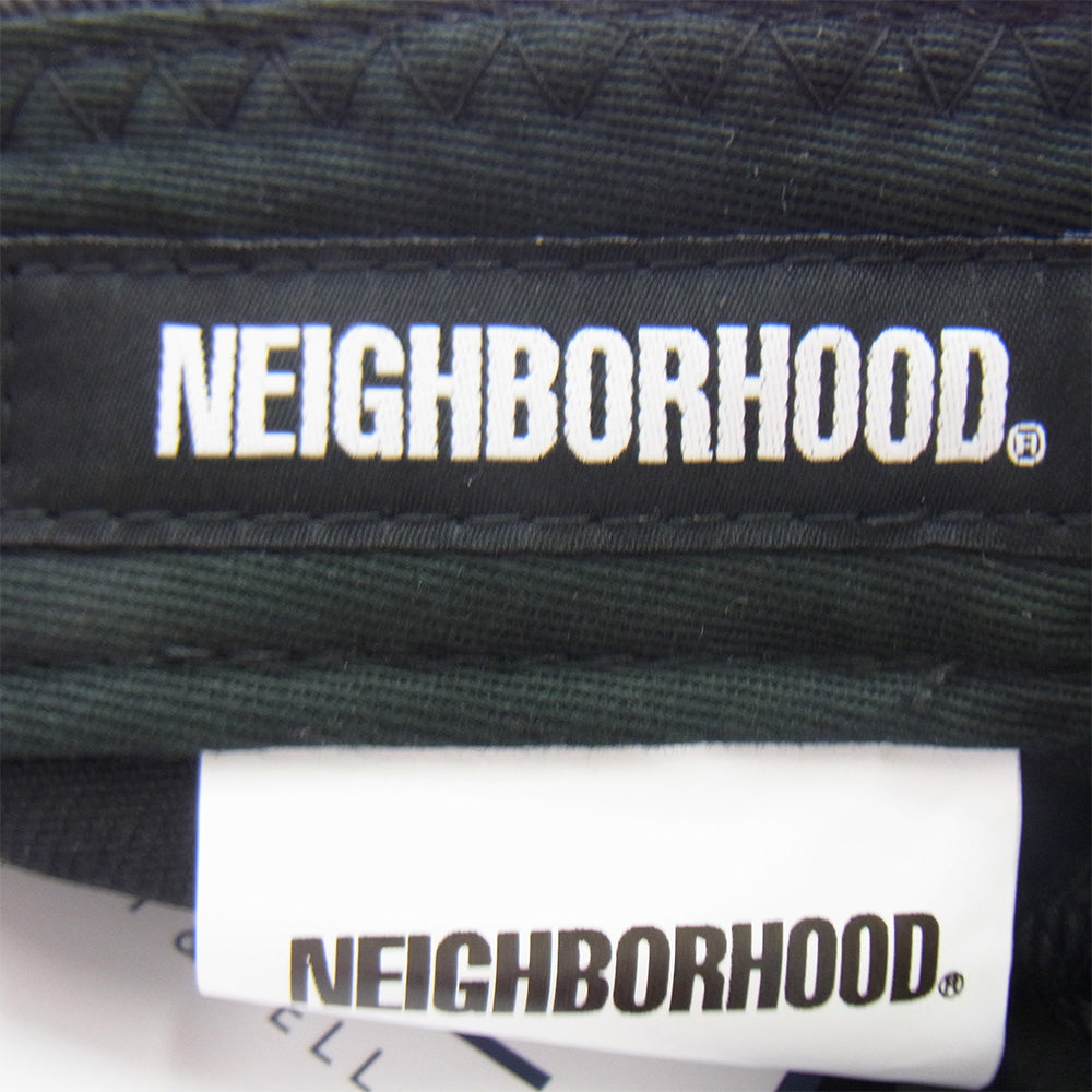 NEIGHBORHOOD ネイバーフッド 23AW 232YGNH-HT02S × PUBLIC ENEMY BASEBALL CAP パブリック エネミー ロゴ刺繍 コットン キャップ ブラック系【新古品】【未使用】【中古】