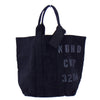 NEIGHBORHOOD ネイバーフッド 23AW 232TQNH-CG05 ID TOTE BAG バイオストーン加工 ステンシル プリント キャンバス トート バッグ ブラック系【中古】
