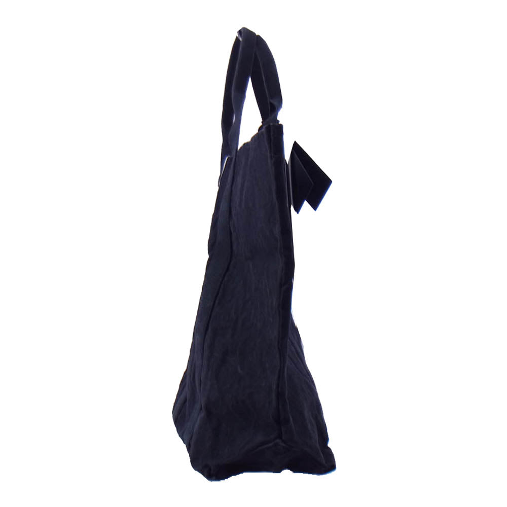 NEIGHBORHOOD ネイバーフッド 23AW 232TQNH-CG05 ID TOTE BAG バイオストーン加工 ステンシル プリント キャンバス トート バッグ ブラック系【中古】
