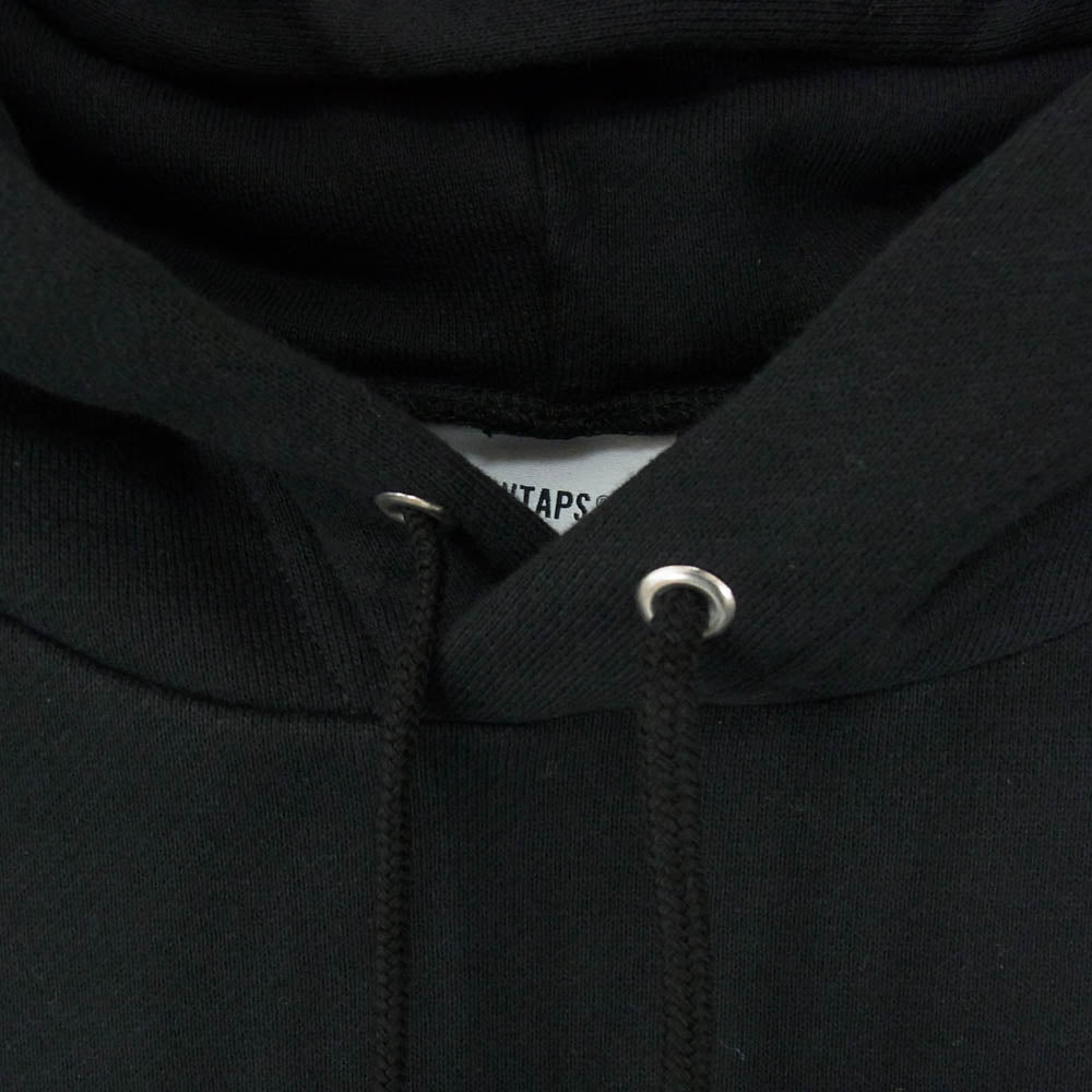 WTAPS ダブルタップス 20AW 202ATDT-HP03S OG HOODED フーディ プルオーバー ロゴ プリント スウェット パーカー ブラック系 XL【美品】【中古】
