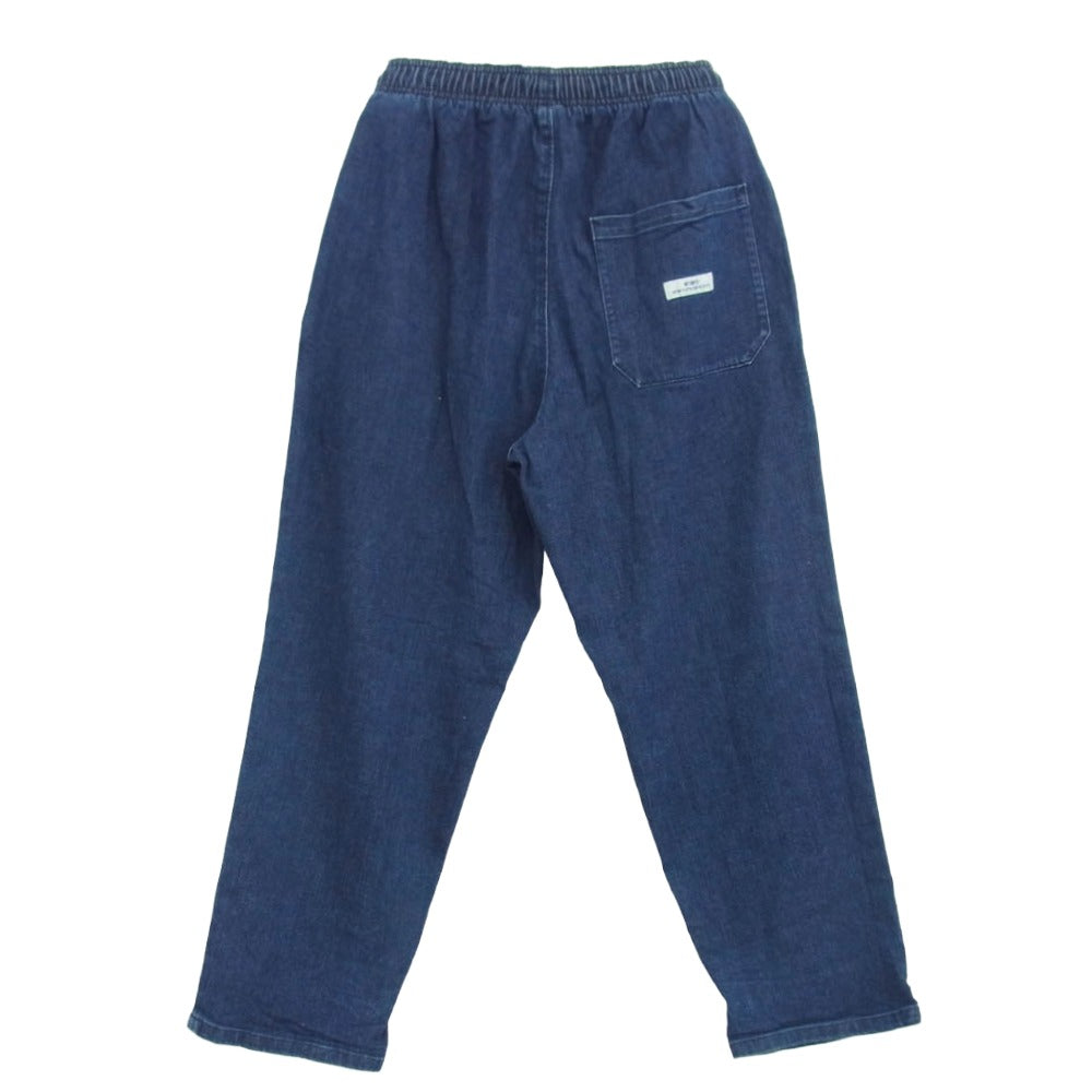 WTAPS ダブルタップス 22AW 222WVDT-PTM03 BLUES BAGGY TROUSERS COTTON DENIM ブルース バギー トラウザー コットン ジーンズ デニム パンツ インディゴブルー系 2【美品】【中古】