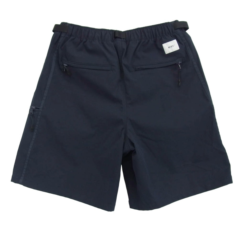 WTAPS ダブルタップス 22SS 231BRDT-PTM09 POLY TWILL SHORTS ポリツィル ナイロン ショート パンツ ブラック系 2【美品】【中古】