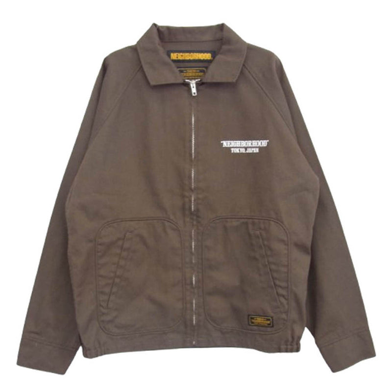NEIGHBORHOOD ネイバーフッド 19AW 191SPNH-JKM01 DRIZZLER EC-JKT スイングトップ ジャケット ブラウン系 L【中古】