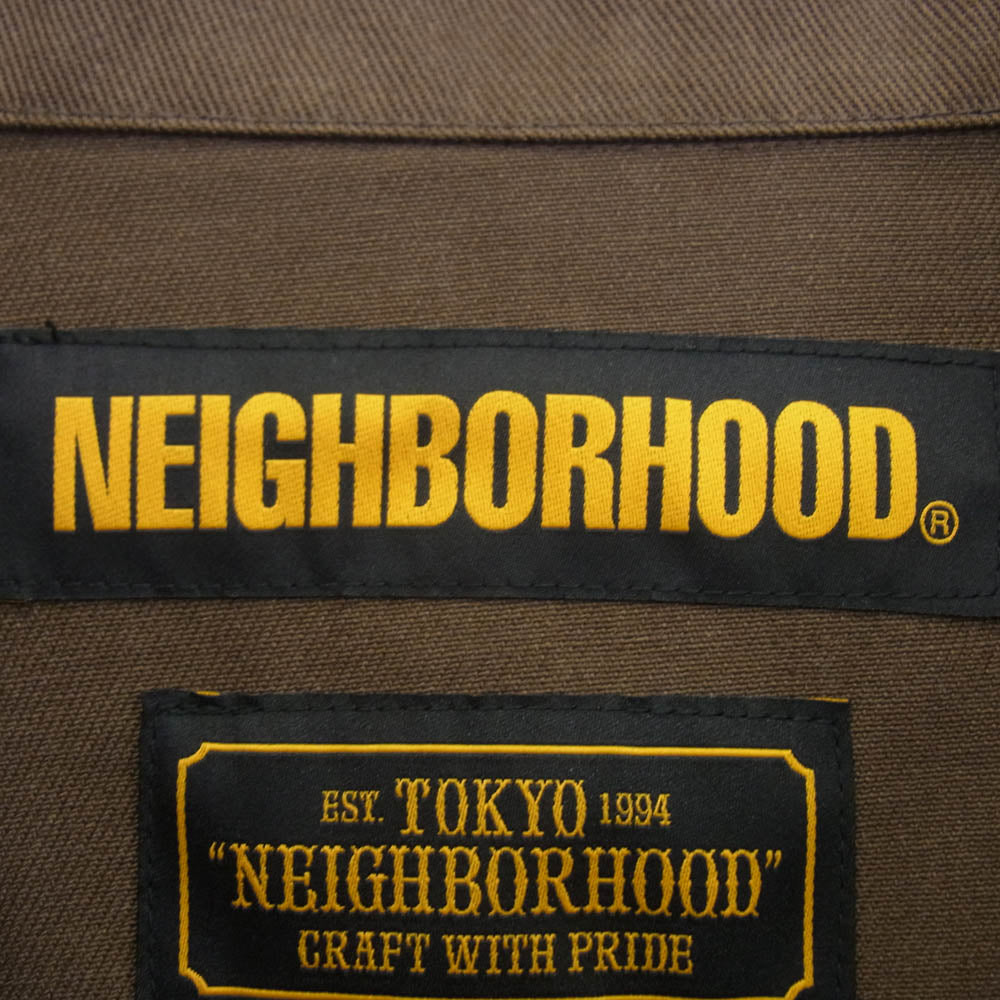 NEIGHBORHOOD ネイバーフッド 19AW 191SPNH-JKM01 DRIZZLER EC-JKT スイングトップ ジャケット ブラウン系 L【中古】
