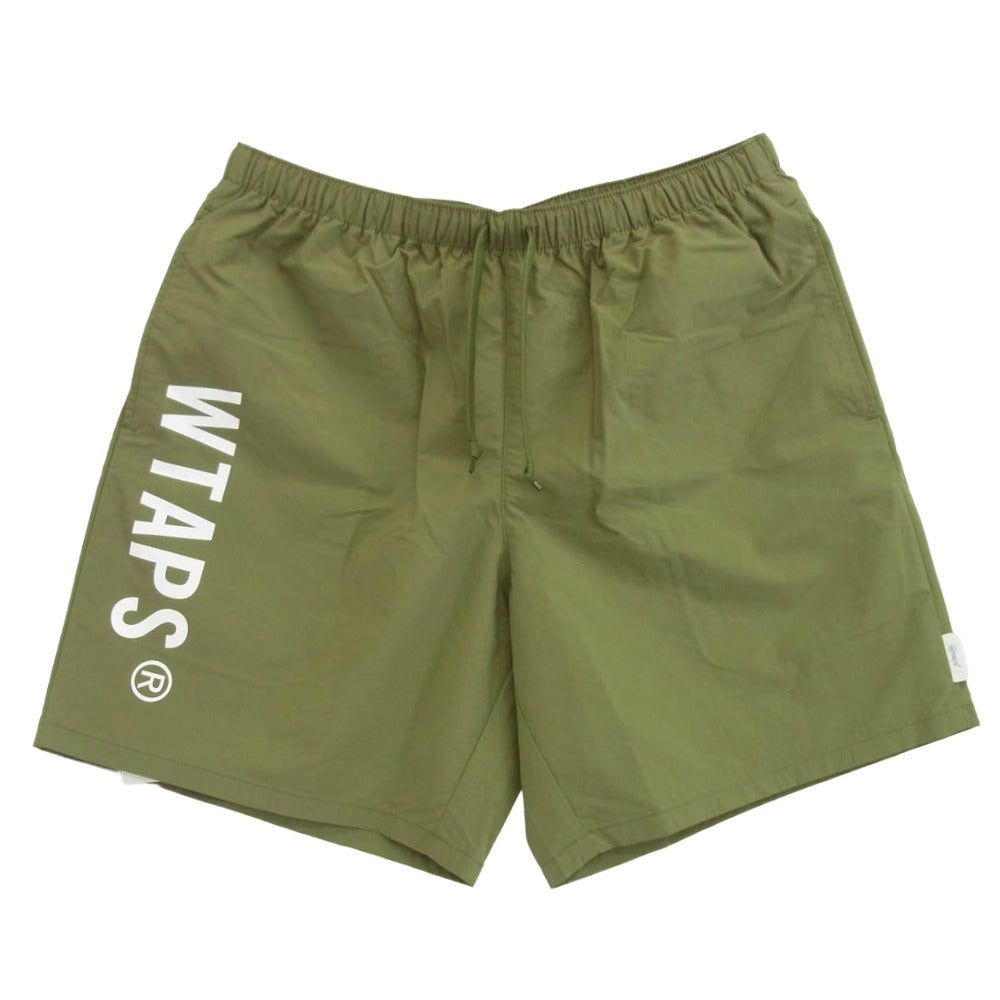 WTAPS ダブルタップス 24SS 241CWDT-PTM08 NYLON TUSSAH PERTEX SIGN SHORTS ショーツ ナイロン タッサー パーテックス ショート ハーフ パンツ OLIVE DRAB 3【新古品】【未使用】【中古】