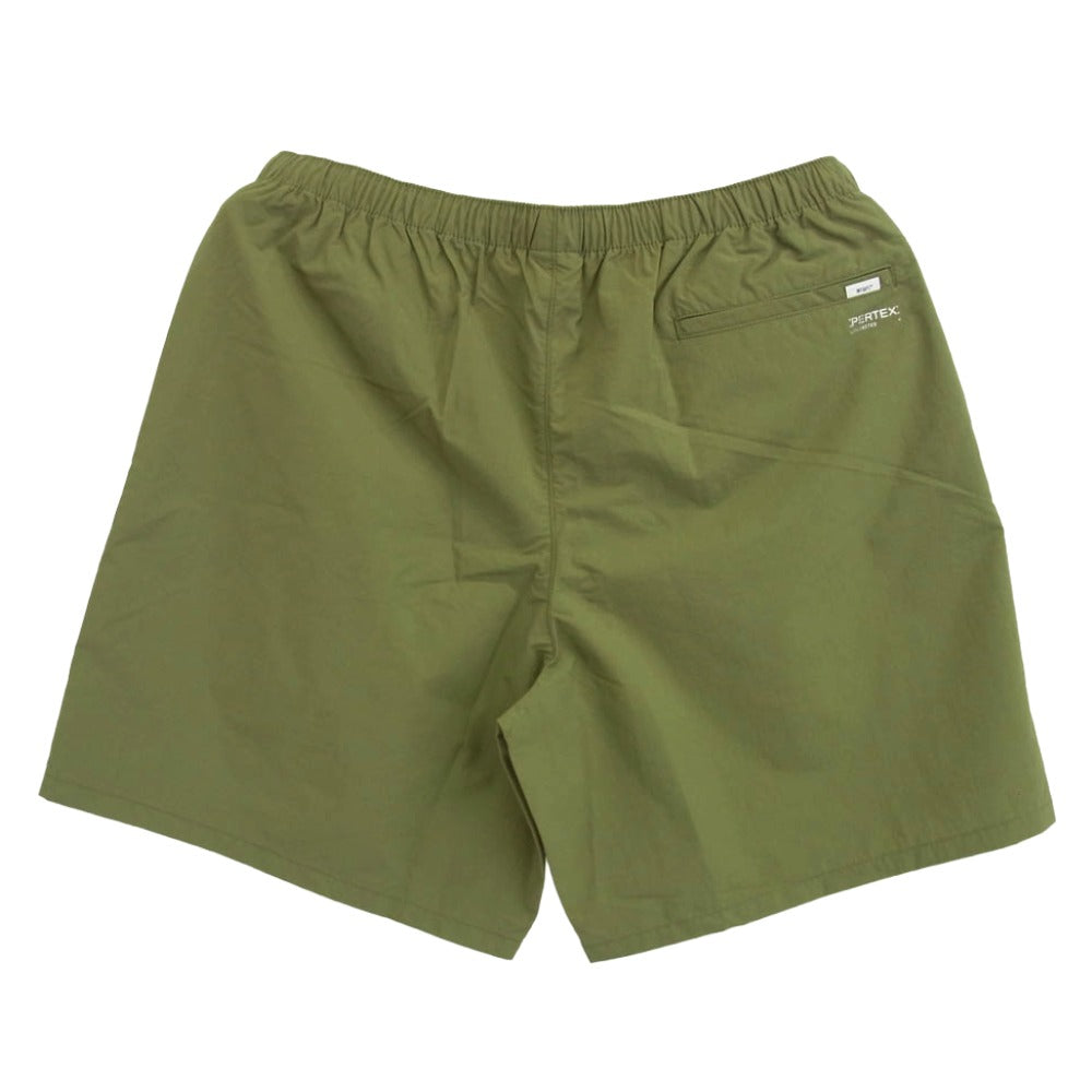 WTAPS ダブルタップス 24SS 241CWDT-PTM08 NYLON TUSSAH PERTEX SIGN SHORTS ショーツ ナイロン タッサー パーテックス ショート ハーフ パンツ OLIVE DRAB 3【新古品】【未使用】【中古】