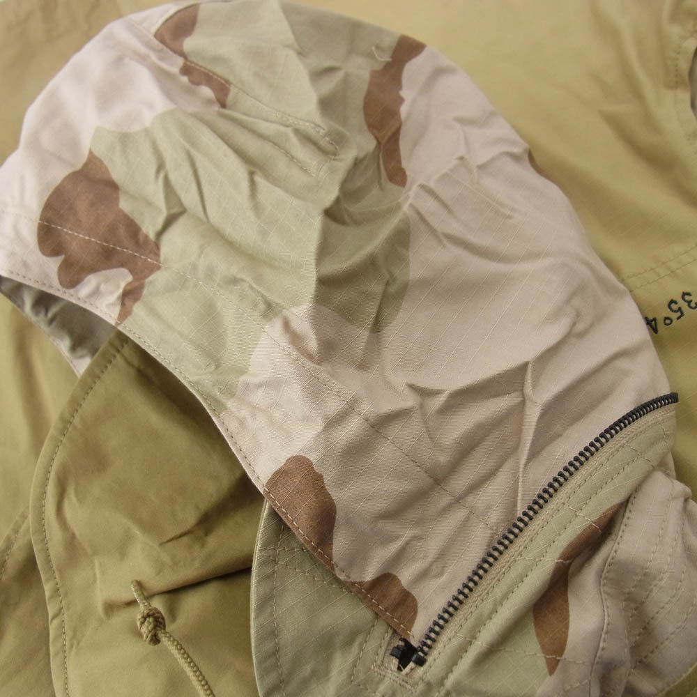 WTAPS ダブルタップス 21AW 212BRDT-JKM07 TRADERVESTRIPSTOP トレーダー コットン ウェザー リップストップ ミリタリー ベスト ロゴハンガー付 ベージュ系 X03【極上美品】【中古】