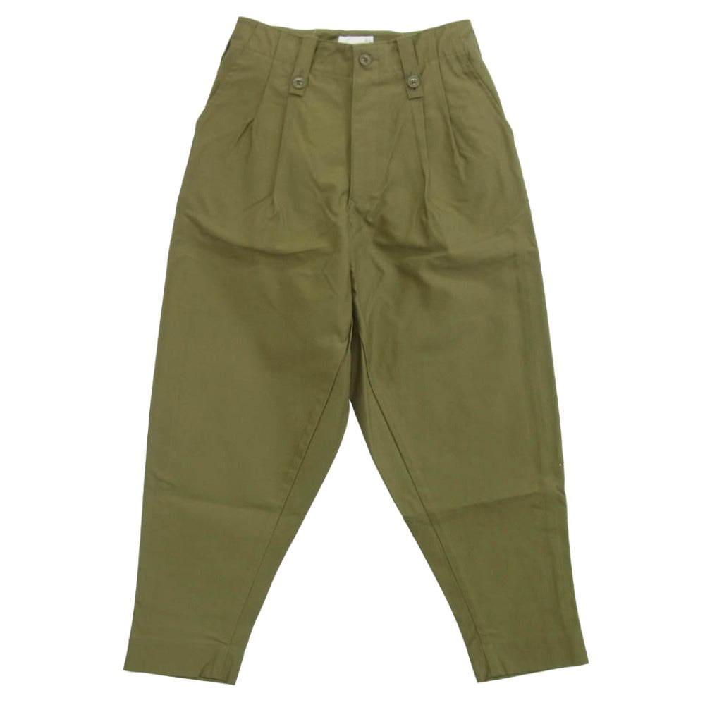 WTAPS ダブルタップス 20AW 202WVDT-PTM05 WELDER TROUSERS COTTON SATIN ウェルダー トラウザー コットン サテン パンツ OLIVE DRAB S【美品】【中古】