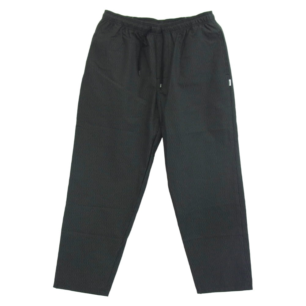 WTAPS ダブルタップス 25SS 251CWDT-PTM05 TROUSERS COTTON TWILL TEXTILE トラウザー コットン テキスタイル ツィル イージー パンツ ブラック系 3【美品】【中古】