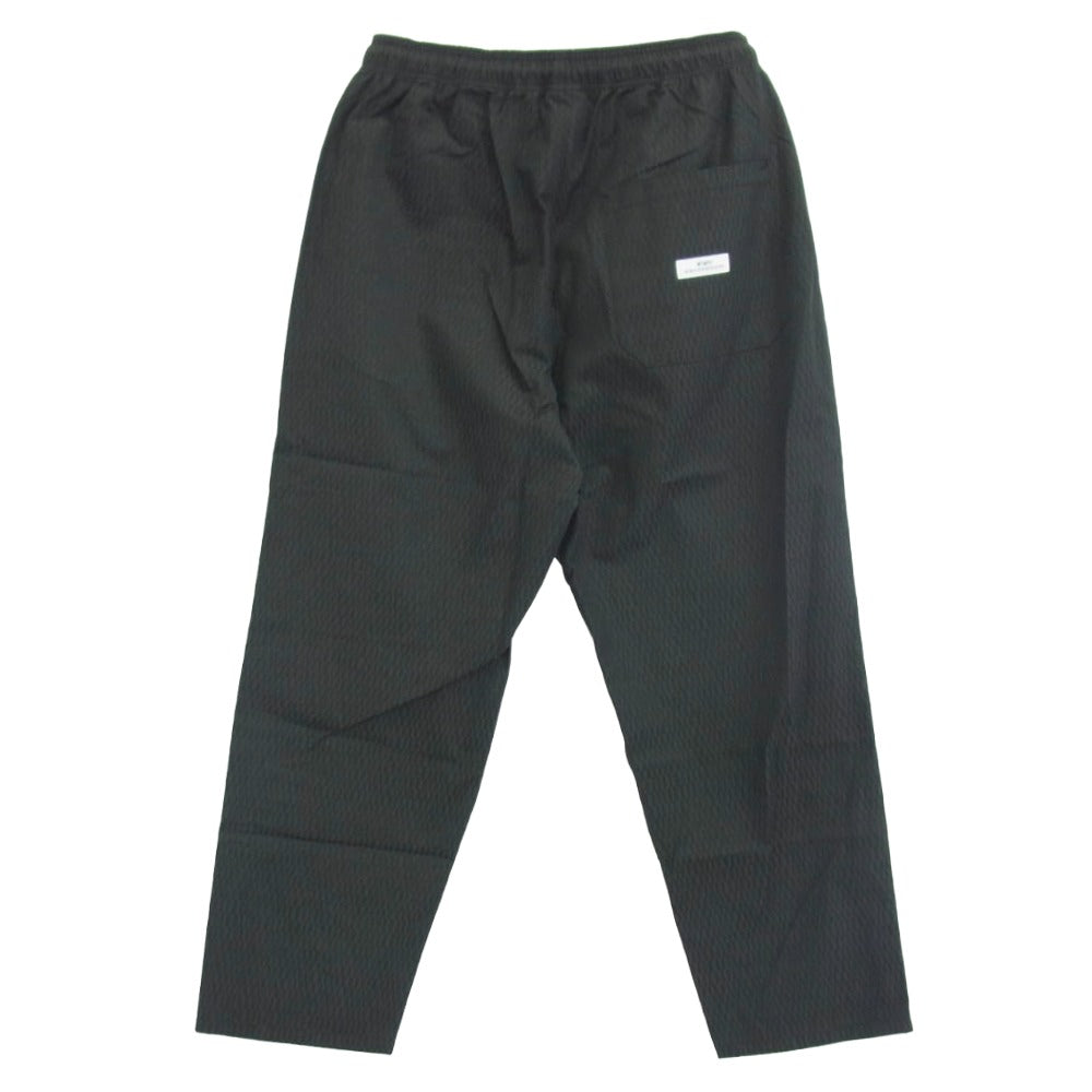 WTAPS ダブルタップス 25SS 251CWDT-PTM05 TROUSERS COTTON TWILL TEXTILE トラウザー コットン テキスタイル ツィル イージー パンツ ブラック系 3【美品】【中古】