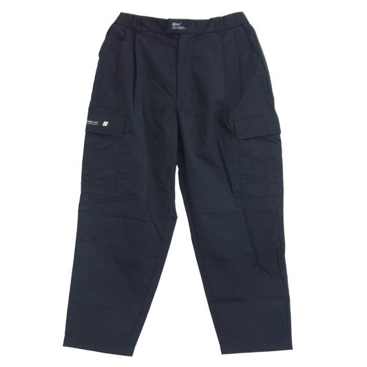 WTAPS ダブルタップス 23AW 232BRDT-PTM03 TROUSERS NYLON RIPSTOP DOT SIGHT トラウザーズ ナイロン リップストップ パンツ ブラック系 2【極上美品】【中古】