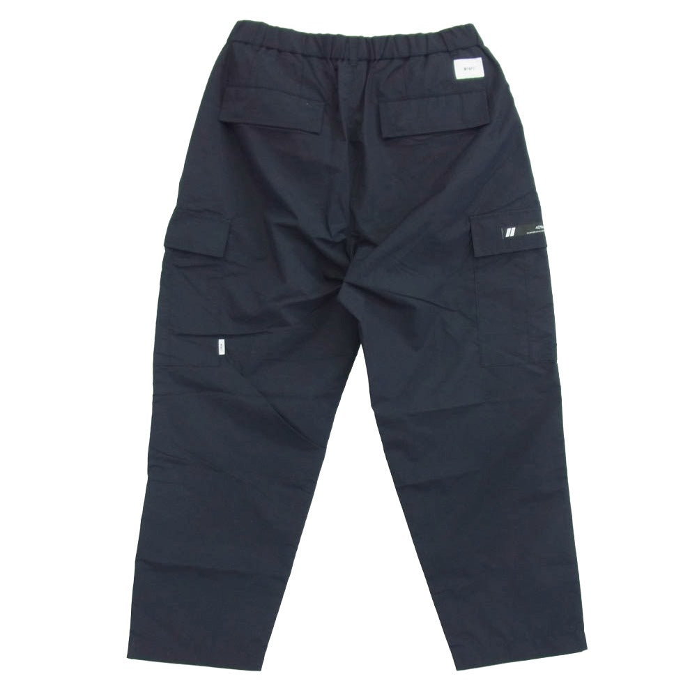 WTAPS ダブルタップス 23AW 232BRDT-PTM03 TROUSERS NYLON RIPSTOP DOT SIGHT トラウザーズ ナイロン リップストップ パンツ ブラック系 2【極上美品】【中古】