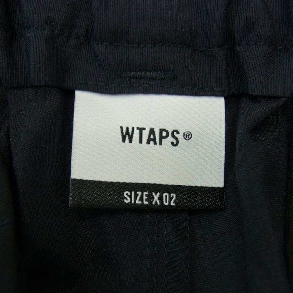 WTAPS ダブルタップス 23AW 232BRDT-PTM03 TROUSERS NYLON RIPSTOP DOT SIGHT トラウザーズ ナイロン リップストップ パンツ ブラック系 2【極上美品】【中古】