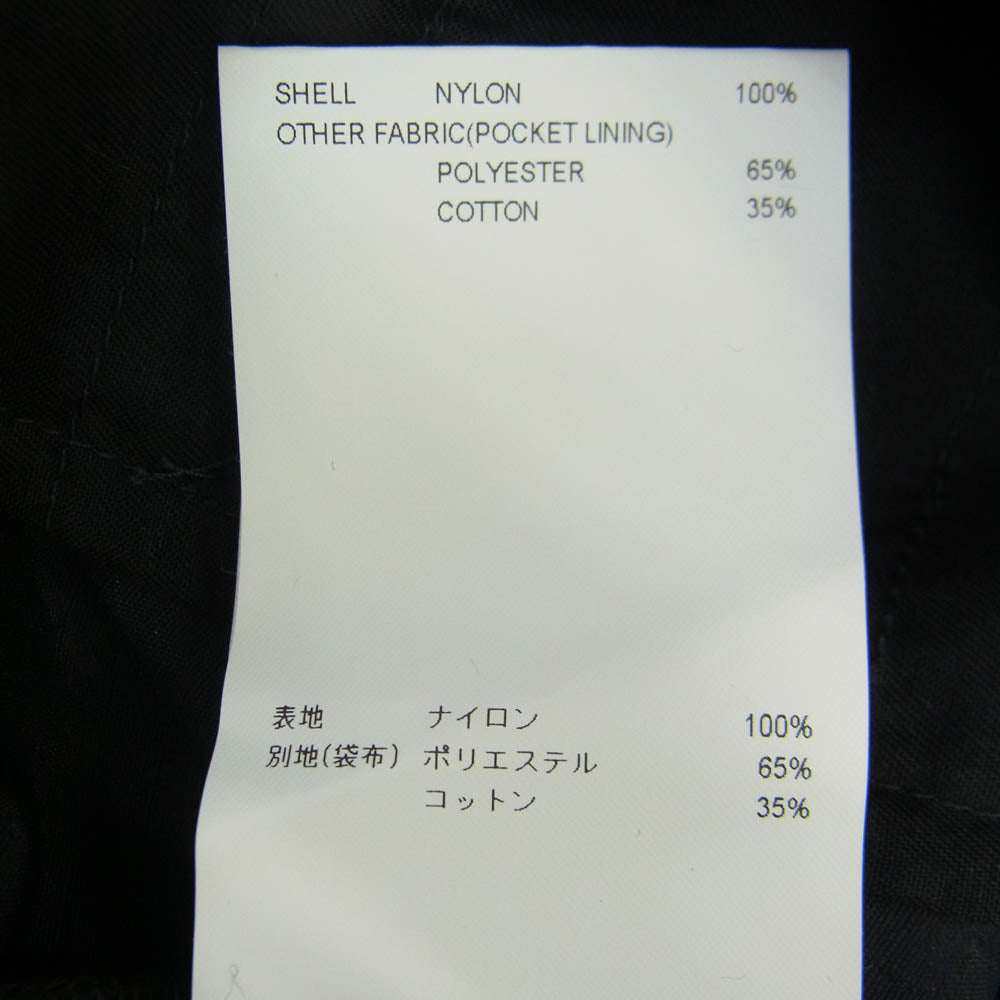 WTAPS ダブルタップス 23AW 232BRDT-PTM03 TROUSERS NYLON RIPSTOP DOT SIGHT トラウザーズ ナイロン リップストップ パンツ ブラック系 2【極上美品】【中古】