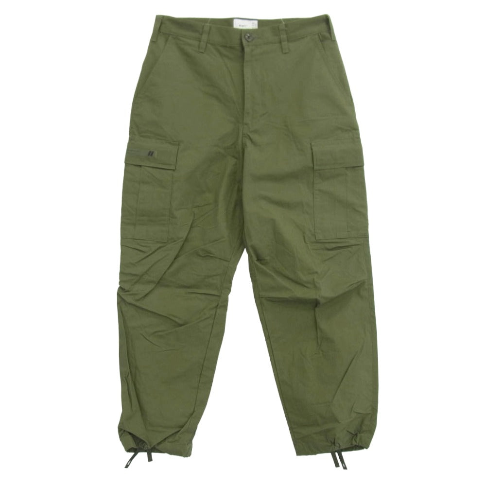 WTAPS ダブルタップス 22AW 222WVDT-PTM07 UNGLE STOCK TROUSERS NYCO. RIPSTOP トラウザー カーゴ パンツ カーキ系 2【美品】【中古】