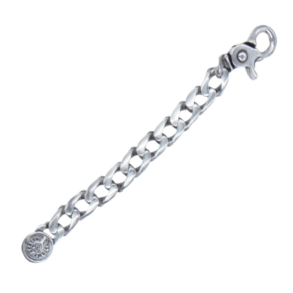 CHROME HEARTS クロムハーツ（原本無） 10LINK CROW CHN LNK クロウ ファンシー リンク クリップ ブレスレット シルバー系【中古】