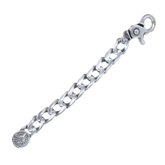 CHROME HEARTS クロムハーツ（原本無） 10LINK CROW CHN LNK クロウ ファンシー リンク クリップ ブレスレット シルバー系【中古】