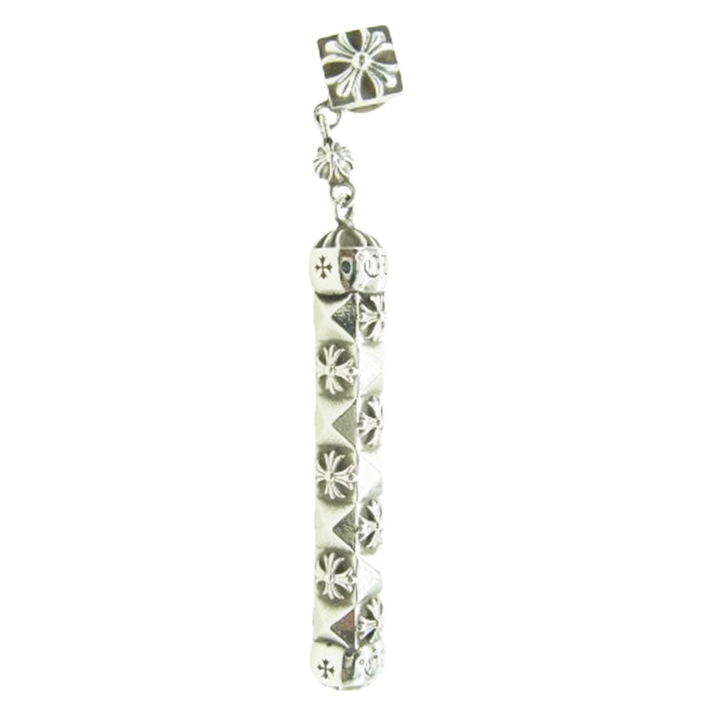 CHROME HEARTS クロムハーツ（原本無） DANGLE PYRMD PLUS ダングル ピラミッド プラス ドロップ シルバー ピアス シルバー系【中古】