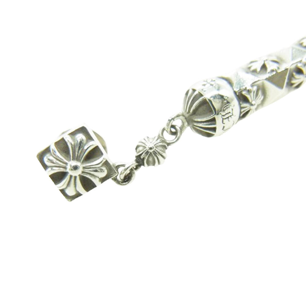 CHROME HEARTS クロムハーツ（原本無） DANGLE PYRMD PLUS ダングル ピラミッド プラス ドロップ シルバー ピアス シルバー系【中古】