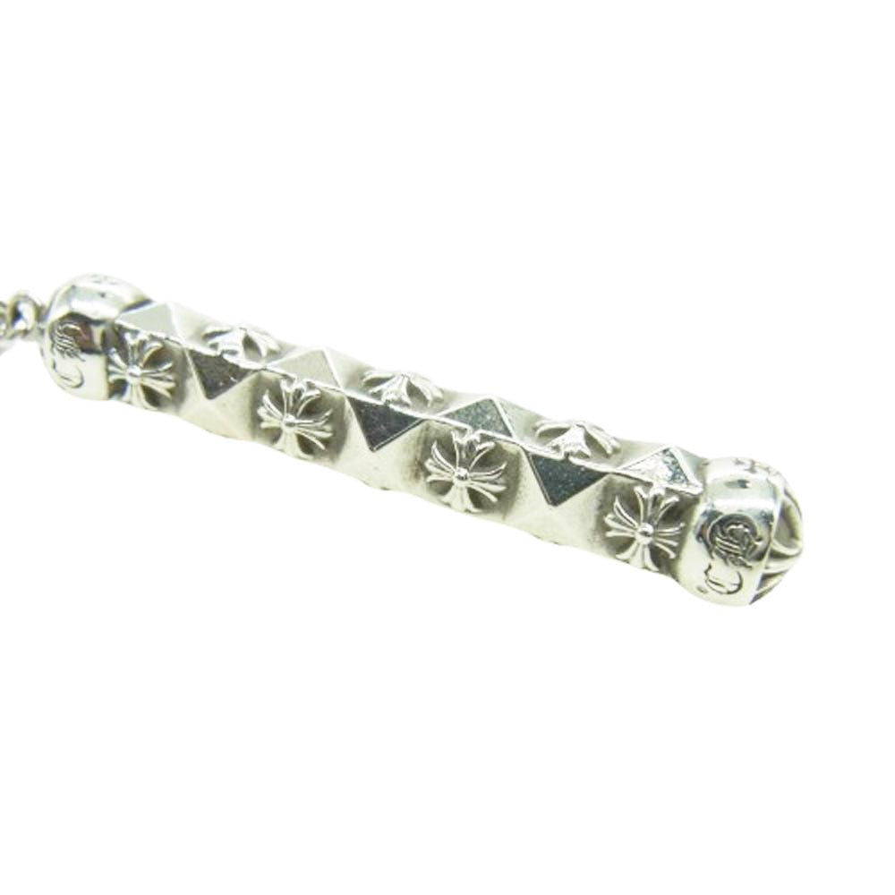 CHROME HEARTS クロムハーツ（原本無） DANGLE PYRMD PLUS ダングル ピラミッド プラス ドロップ シルバー ピアス シルバー系【中古】