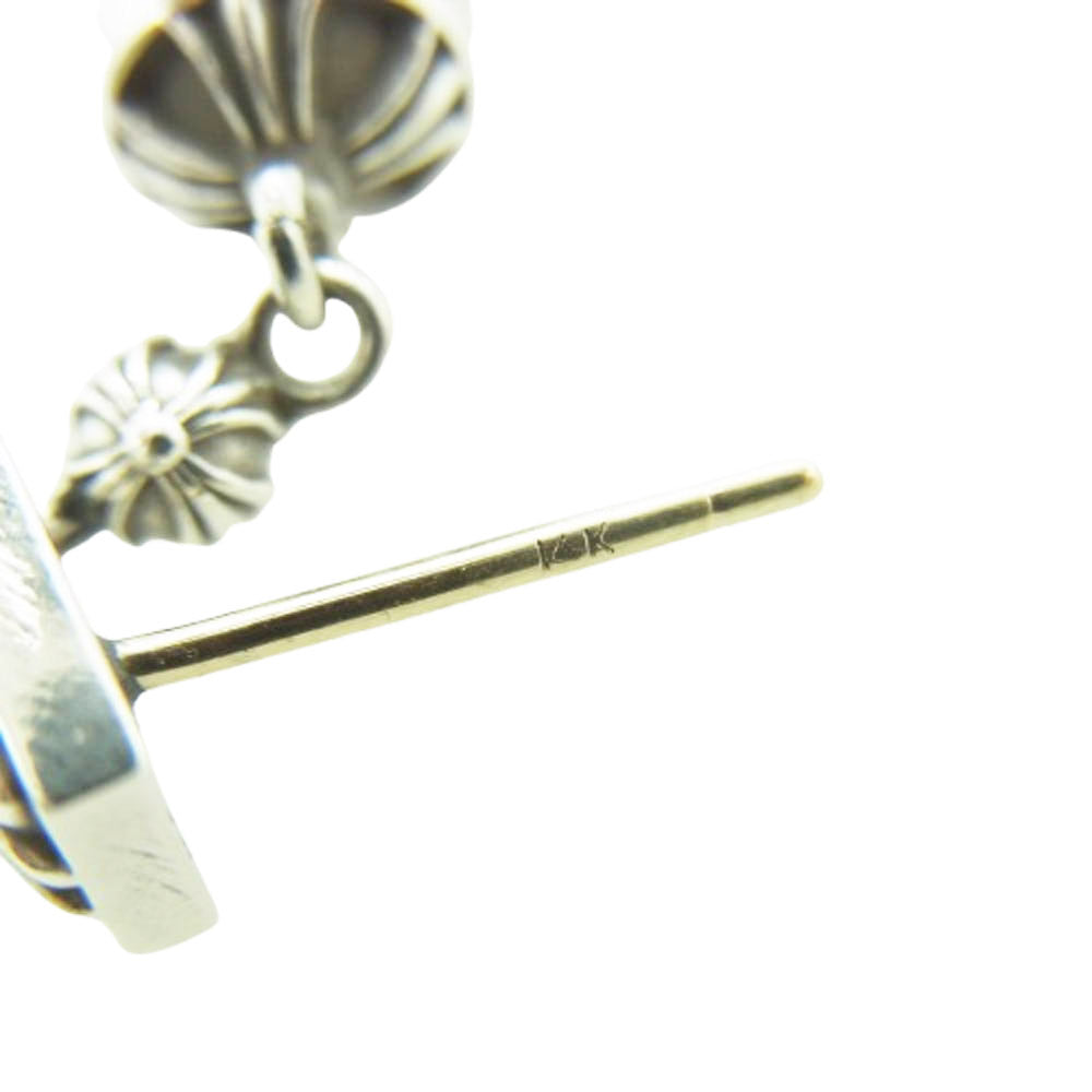 CHROME HEARTS クロムハーツ（原本無） DANGLE PYRMD PLUS ダングル ピラミッド プラス ドロップ シルバー ピアス シルバー系【中古】