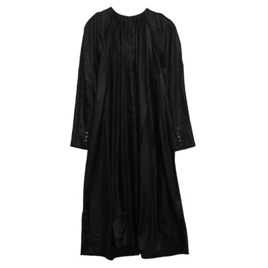 ACNE STUDIOS アクネストゥディオズ FN-WN-DRES000398 アセテート マキシ ロング ワンピース ブラック系 36【新古品】【未使用】【中古】