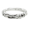 CHROME HEARTS クロムハーツ（原本無） SCRL BAND スクロール バンド リング シルバー系 16.5号【中古】