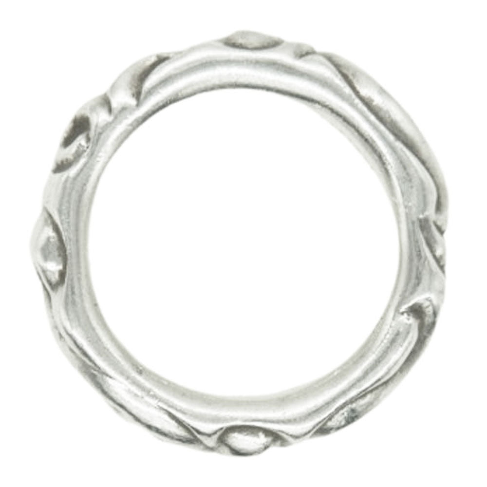 CHROME HEARTS クロムハーツ（原本無） SCRL BAND スクロール バンド リング シルバー系 16.5号【中古】